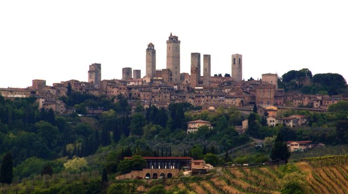 Vista di San Gimignano